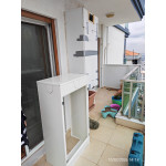 Metal beyaz  Dolabı B125CM