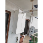 Metal beyaz  Dolabı B125CM