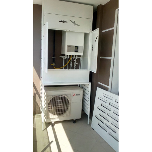 Balkon Ici Kombi Klima Dolabi