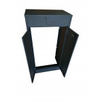 Metal Anrasit Gri Kombi Dolabı B125CM