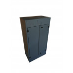 Metal Anrasit Gri Kombi Dolabı B125CM