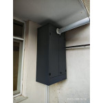 Metal Anrasit Gri Kombi Dolabı B125CM