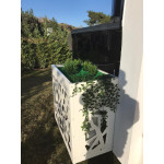 12  BTU   Balkon içi bahçe çiçek dekorlu Klima Gizleme 